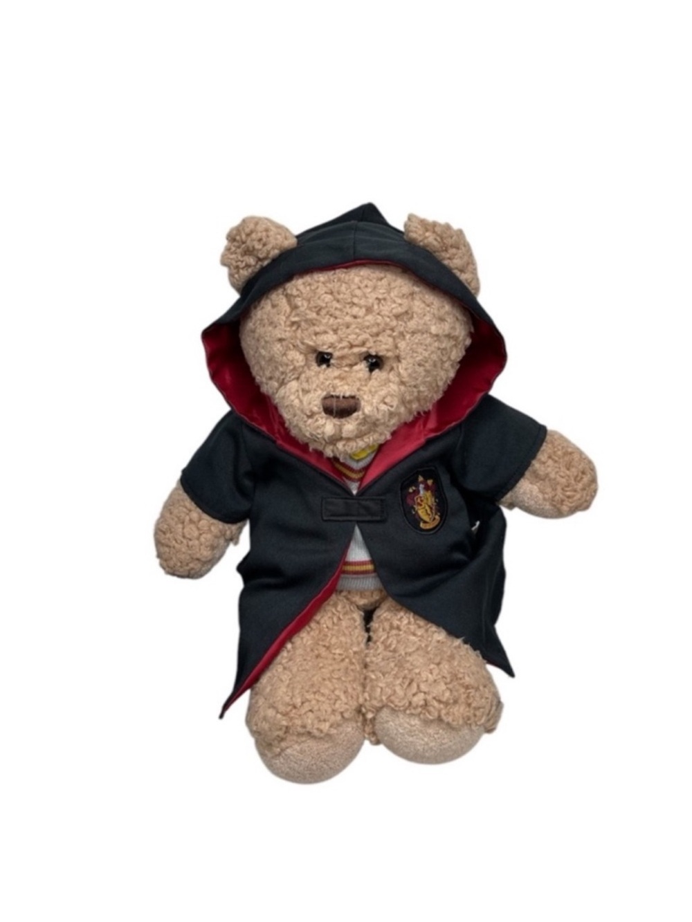 Warner Bros. Plush Teddy in Black Hooded Gryffindor Robe Harry Potter - Picture 2 of 10